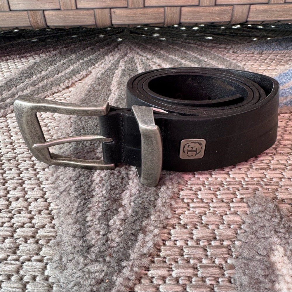 Fossil Men’s Full‎ Grain Cowhide Hugh Black Belt Size 38/95